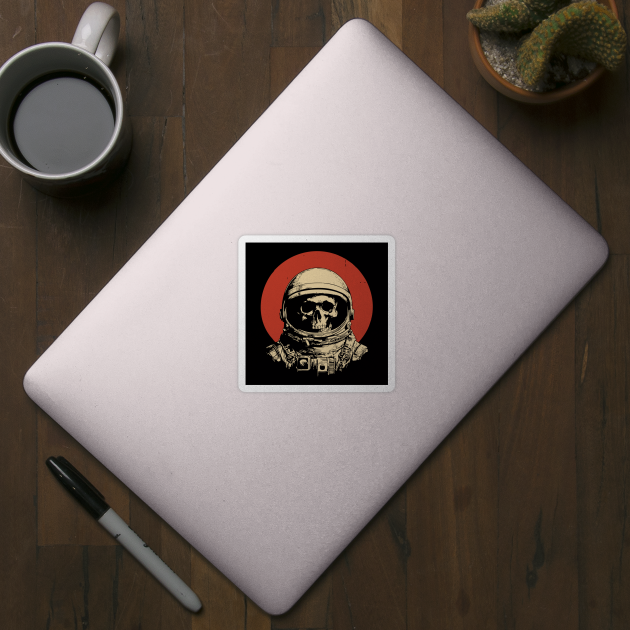 Dead in Space Astronaut Skull by TuncGK